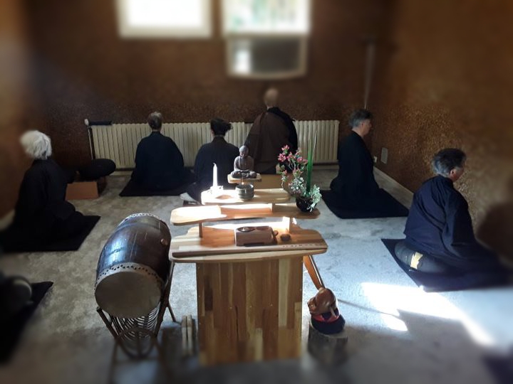 séance de zazen au Dojo Zen de Saint-Gaudens