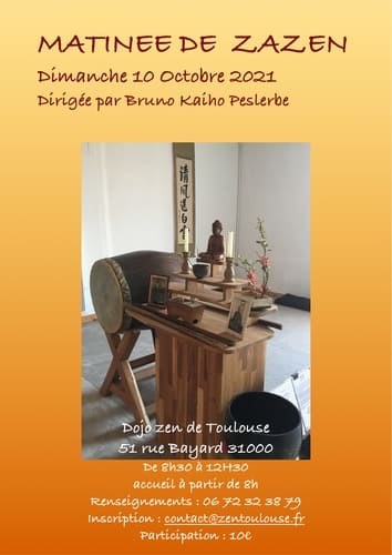 matinée de zazen Dojo de Toulouse
