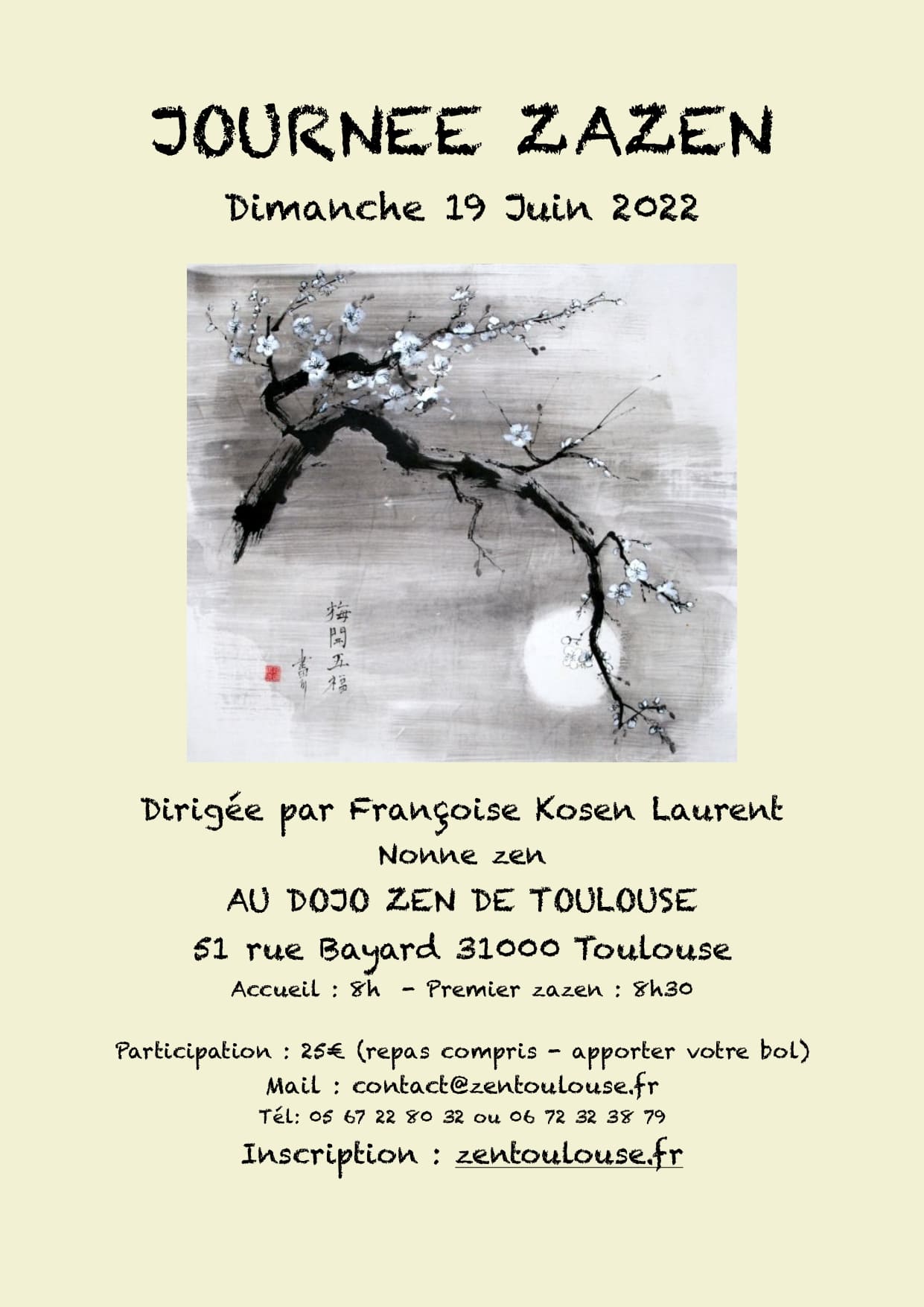Pratique du zen dojo de Toulouse 2022