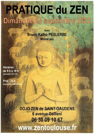 Journée zazen 25/09/22 au dojo Saint-Gaudens