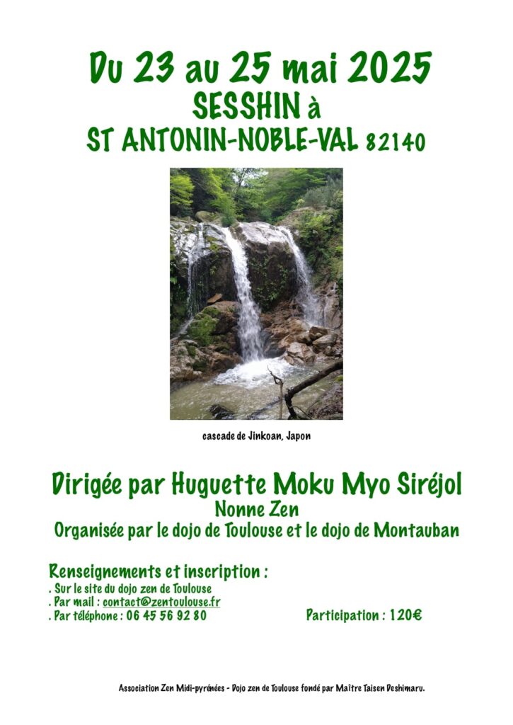 sesshin 2025 St-Antonin-Noble-Val