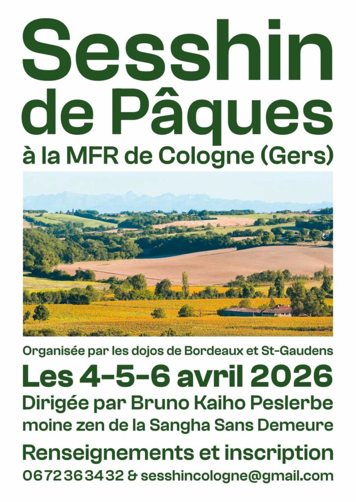 SESSHIN DE PAQUES 2026 BRUNO KAIHO PESLERBE